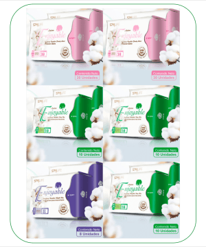 toallas sanitaria SMILIFE Set de Toallas Sanitarias Smilife