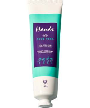 Hands Guante Silicona Crema Manos Aloe Vera 100g Hands Guante de silicona con Aloe Vera