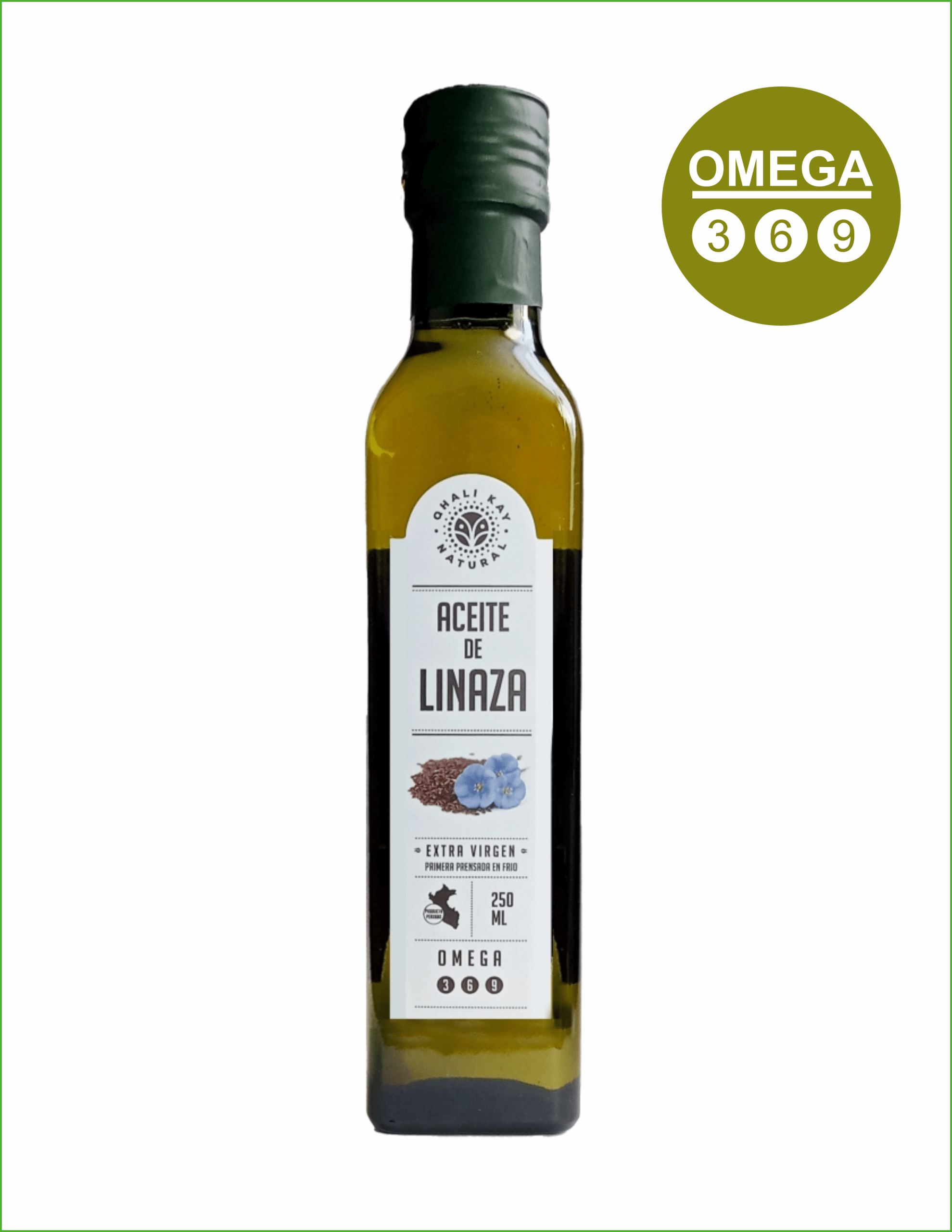 Aceite de Linaza Extra Virgen 250 ml