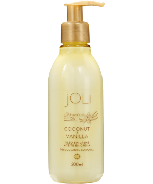 Joli Crema Aceite Vainilla y Coco 200ml Joli Crema Aceite Vainilla y Coco 200ml