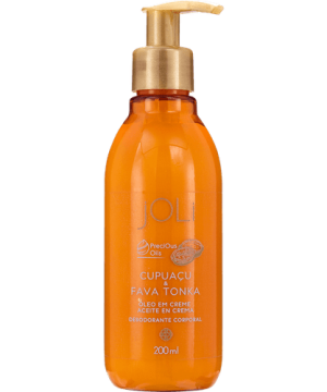 Joli Óleo em Creme Fava Tonka e Cupuaçu Joli Óleo em Creme Fava Tonka e Cupuaçu