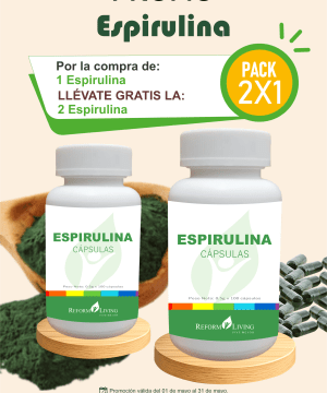 PROMO ESPIRULINA Promo 2X1 Espirulina