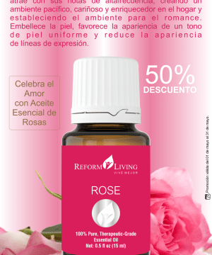 PROMO ROSE Promo Aceite Esencial de Rosas 15 ml 50% Descuento