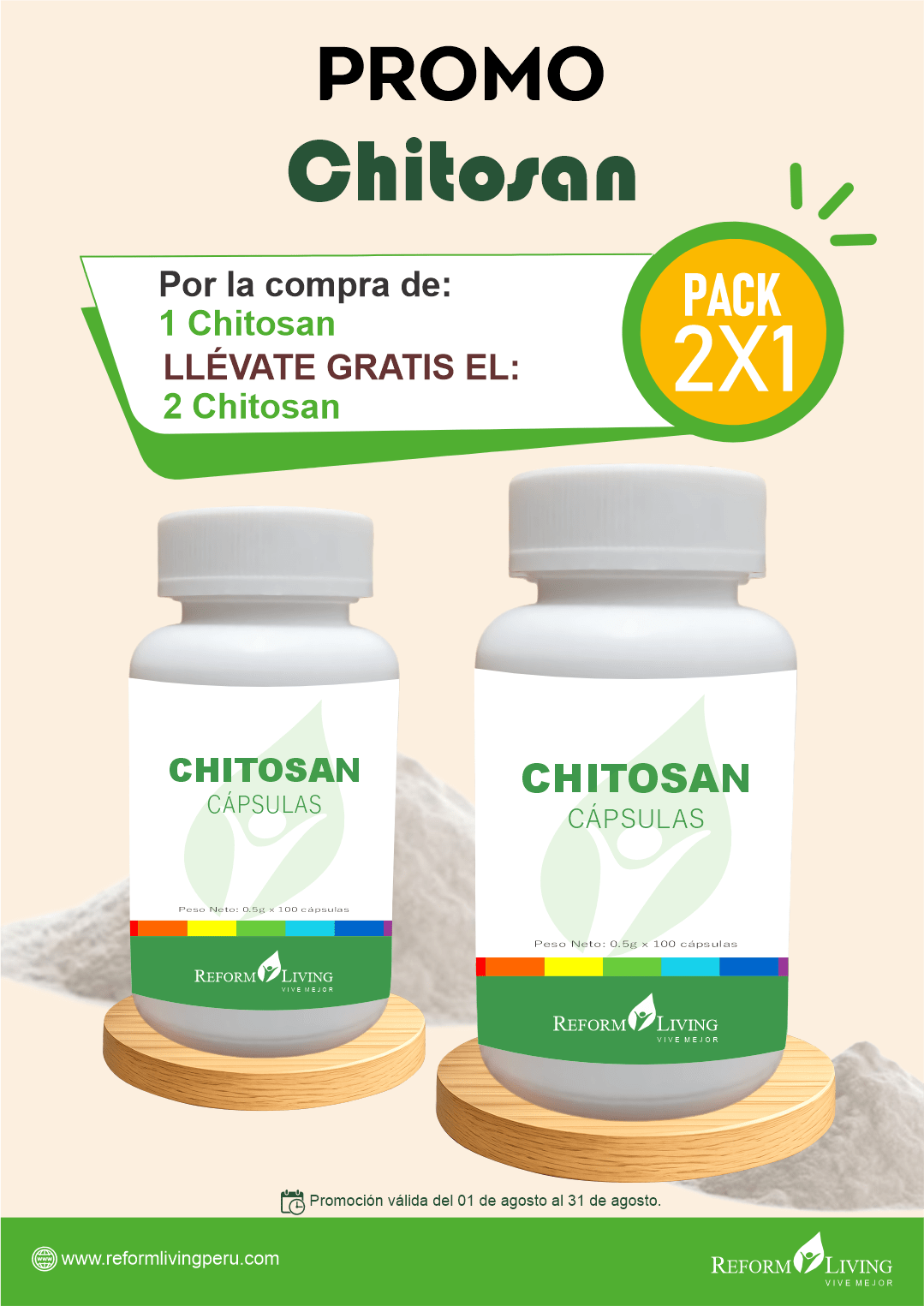 Promo 2x1 Chitosan