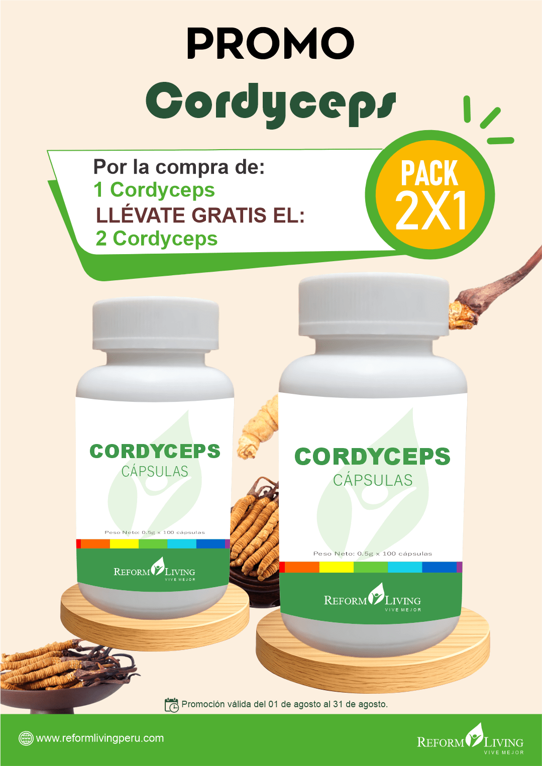 Promo 2x1 Cordyceps