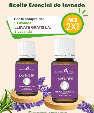 Promo 2X1 en Aceite Esencial de Lavanda